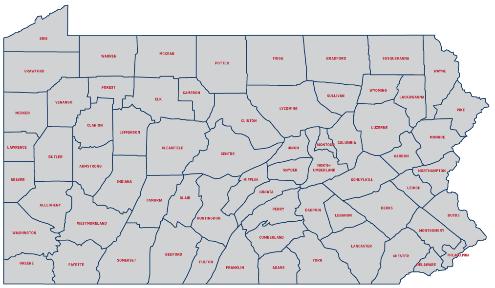 Pa-map-by-county
